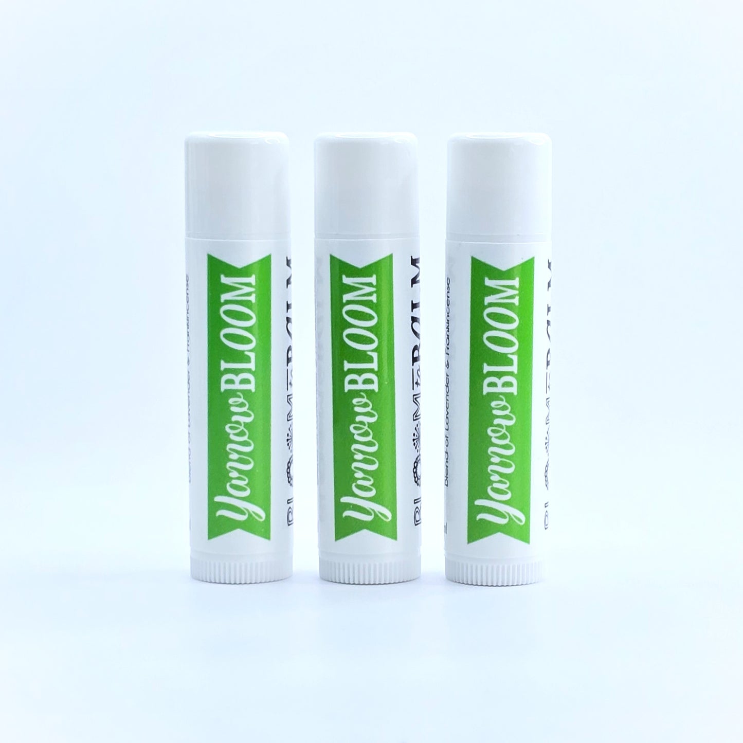 Herb-Infused Lip Balm TRIO {Yarrow Bloom}
