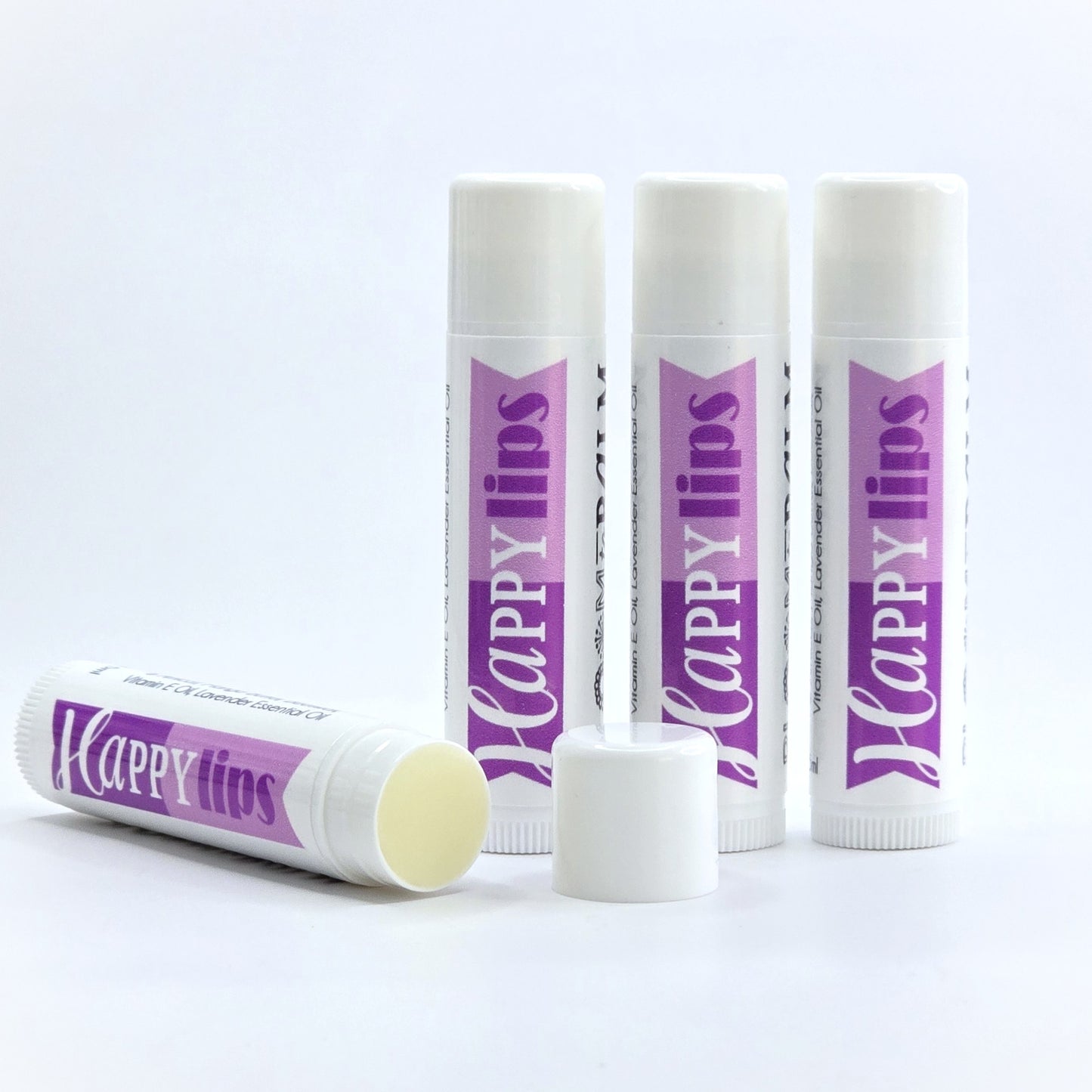 Herb-Infused Lip Balm TRIO {Happy Lips}
