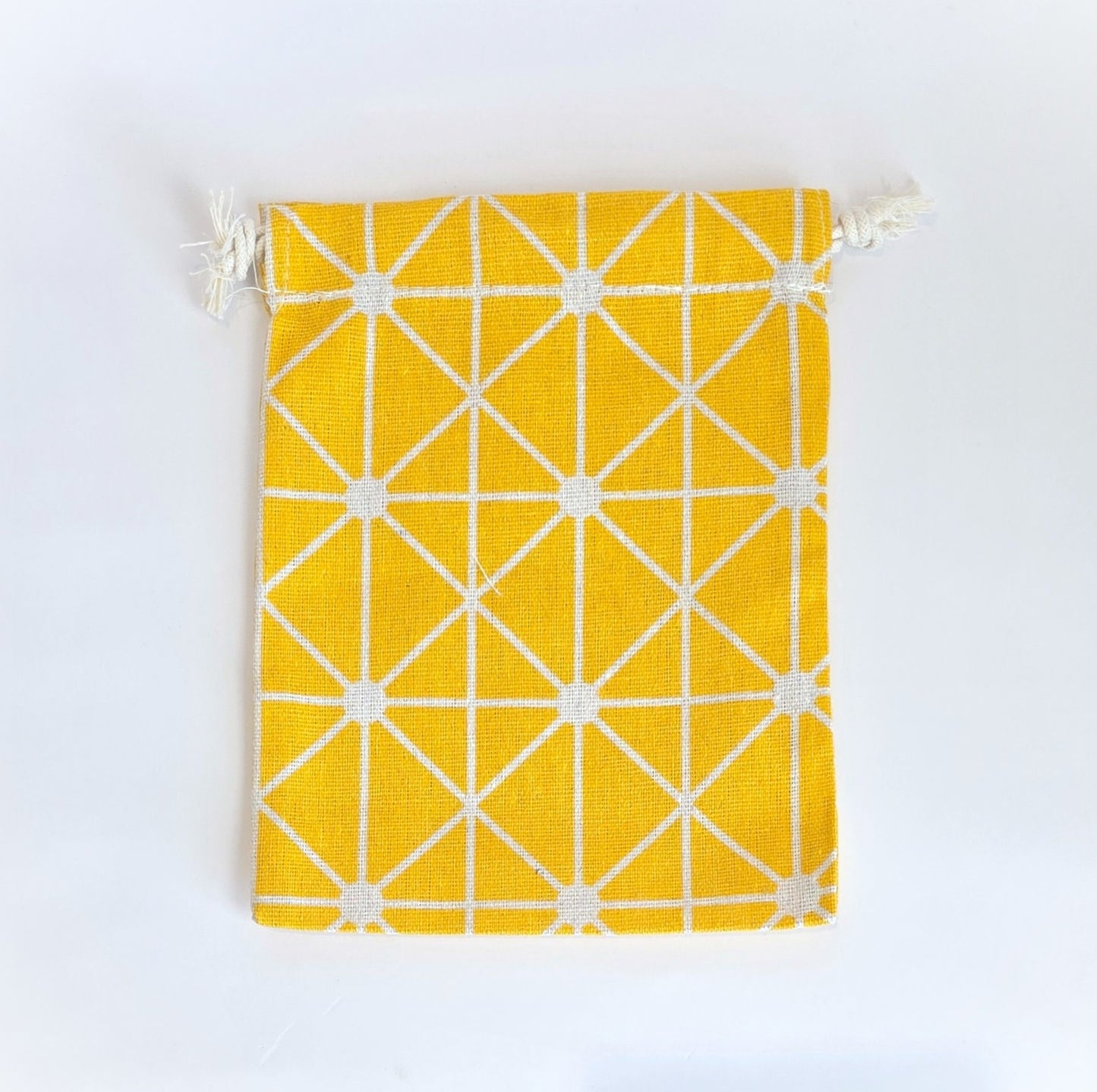 Drawstring Bag {YELLOW} Large