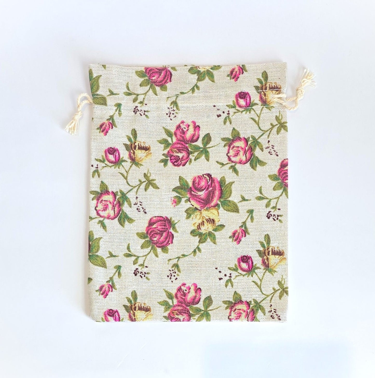 Drawstring Bag {ROSE} Large