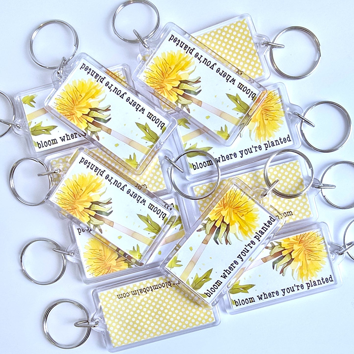 Bloom Where You're Planted {KEYCHAIN}