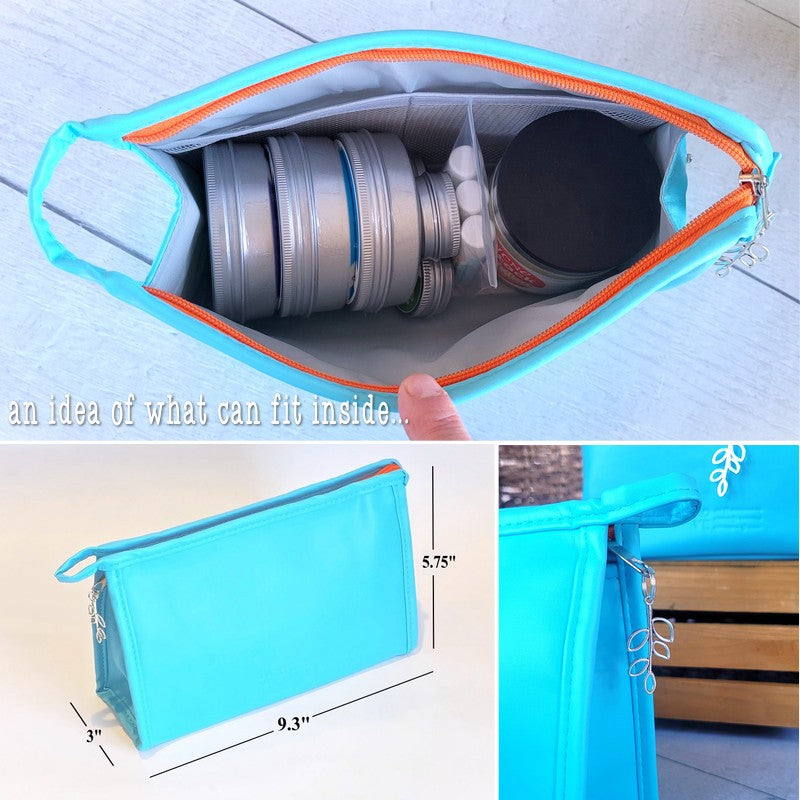 Blue Salve Bag {MEDIUM}