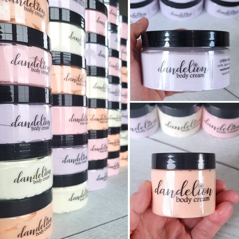Dandelion BODY CREAM {LAVENDER}