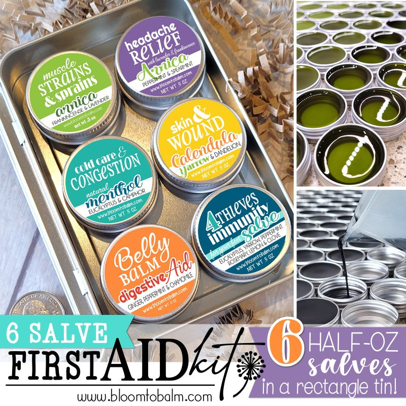 "6 SALVE" First Aid Kit {TRAVEL-SIZE)