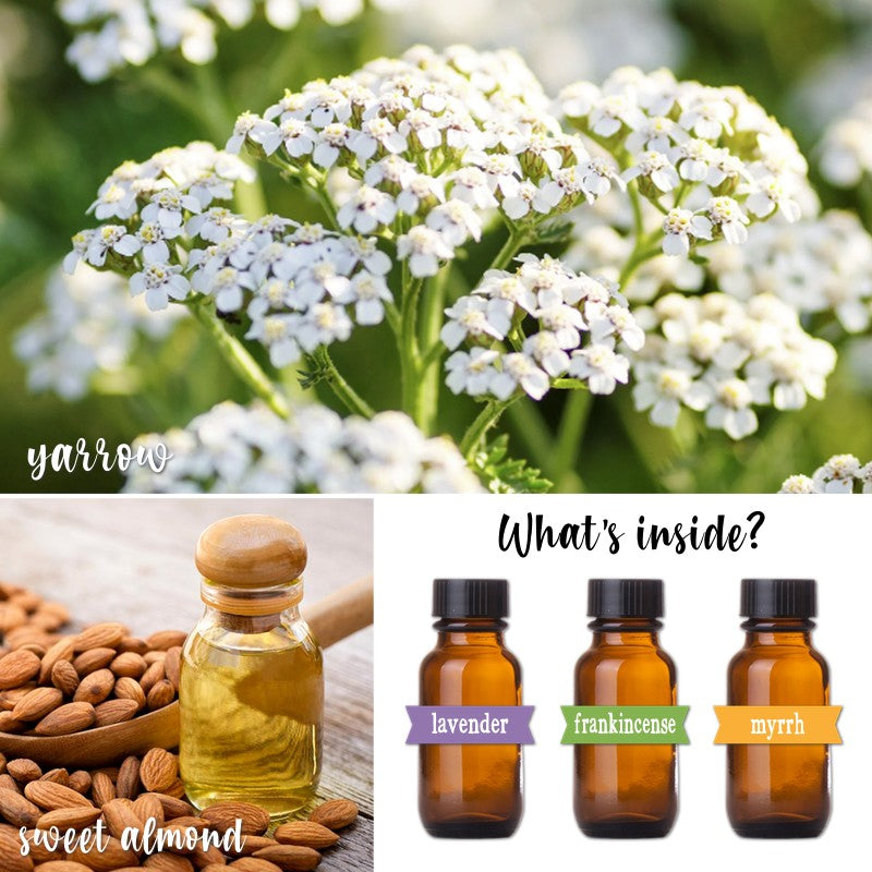 Nativity Gift Bag Bundle {2 oz Nativity Lotion, Half-OZ Nativity Salve + Lip Balm} in Organza Bag