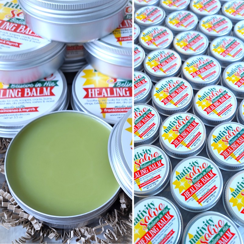 Nativity Salve {HALF-OZ} 5-Pack (with cards)