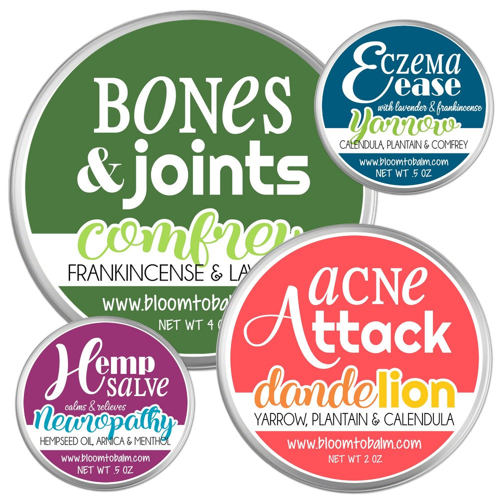 HERB-INFUSED Salves & Balms