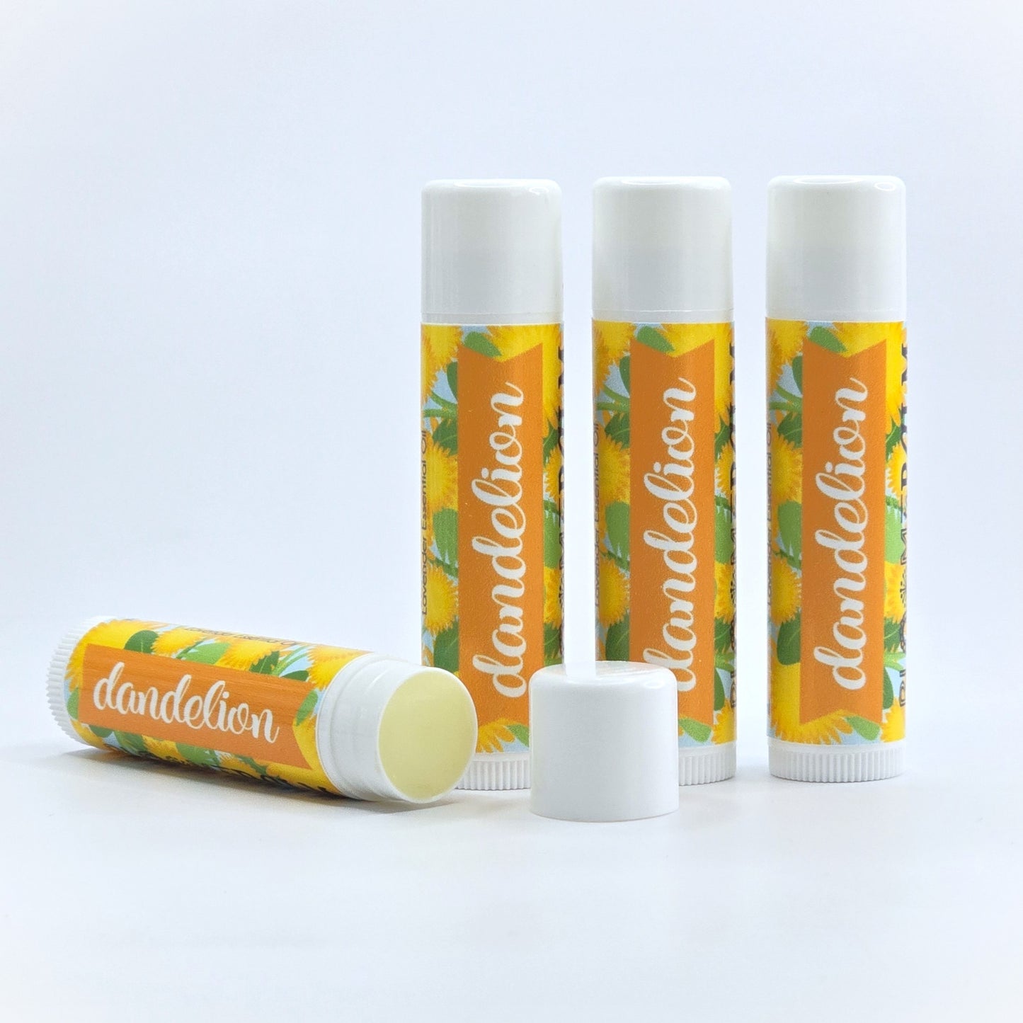 Herb-Infused Lip Balm TRIO {Dandelion}