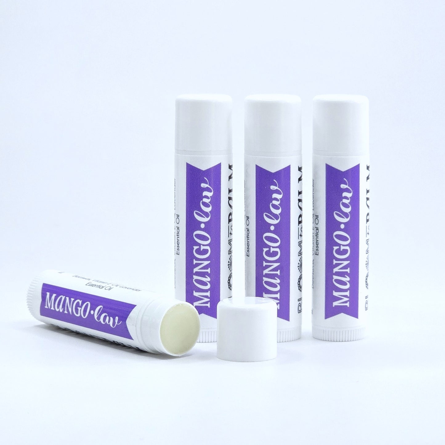 Herb-Infused Lip Balm TRIO {Mango-Lav}