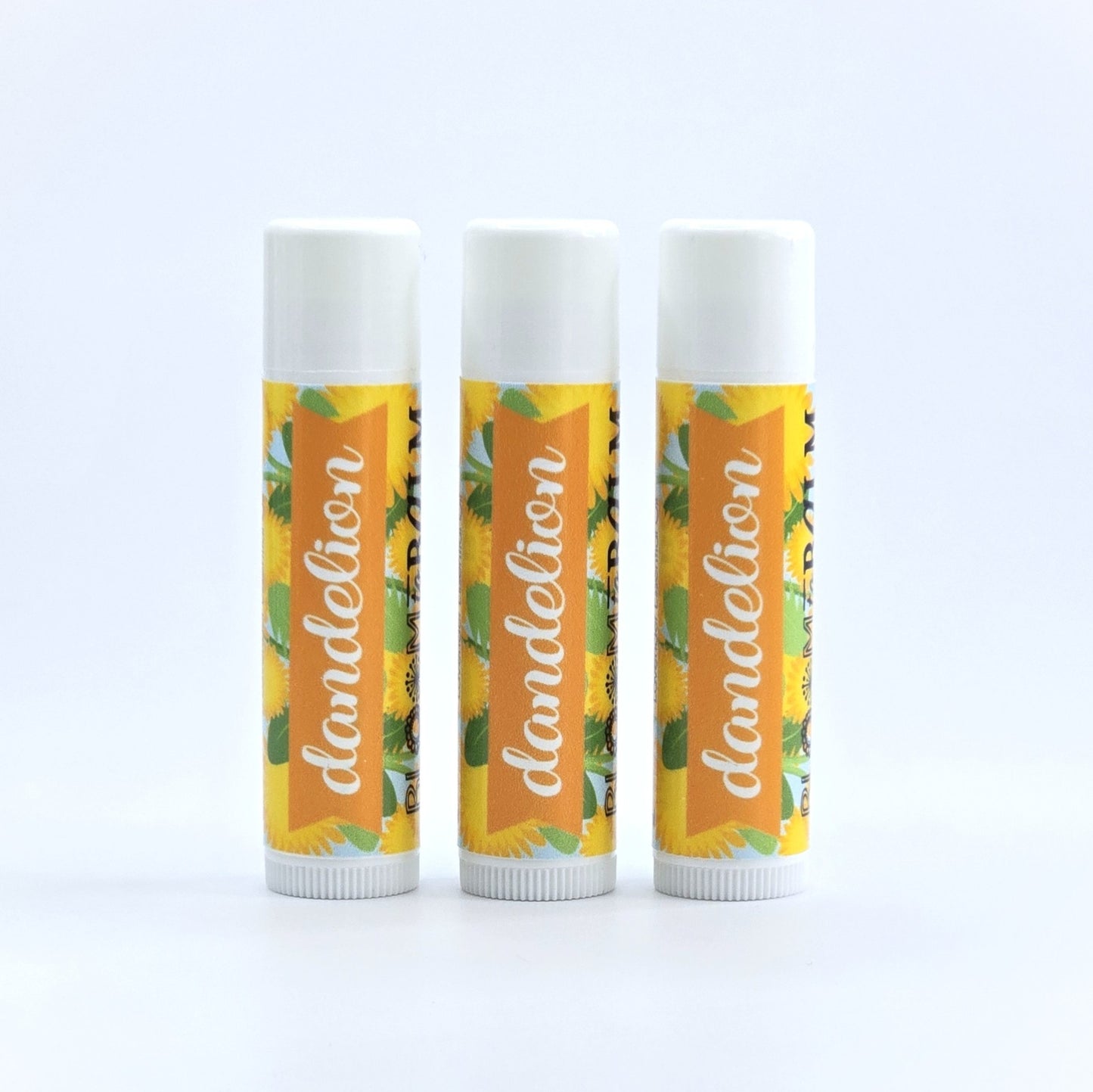 Herb-Infused Lip Balm TRIO {Dandelion}