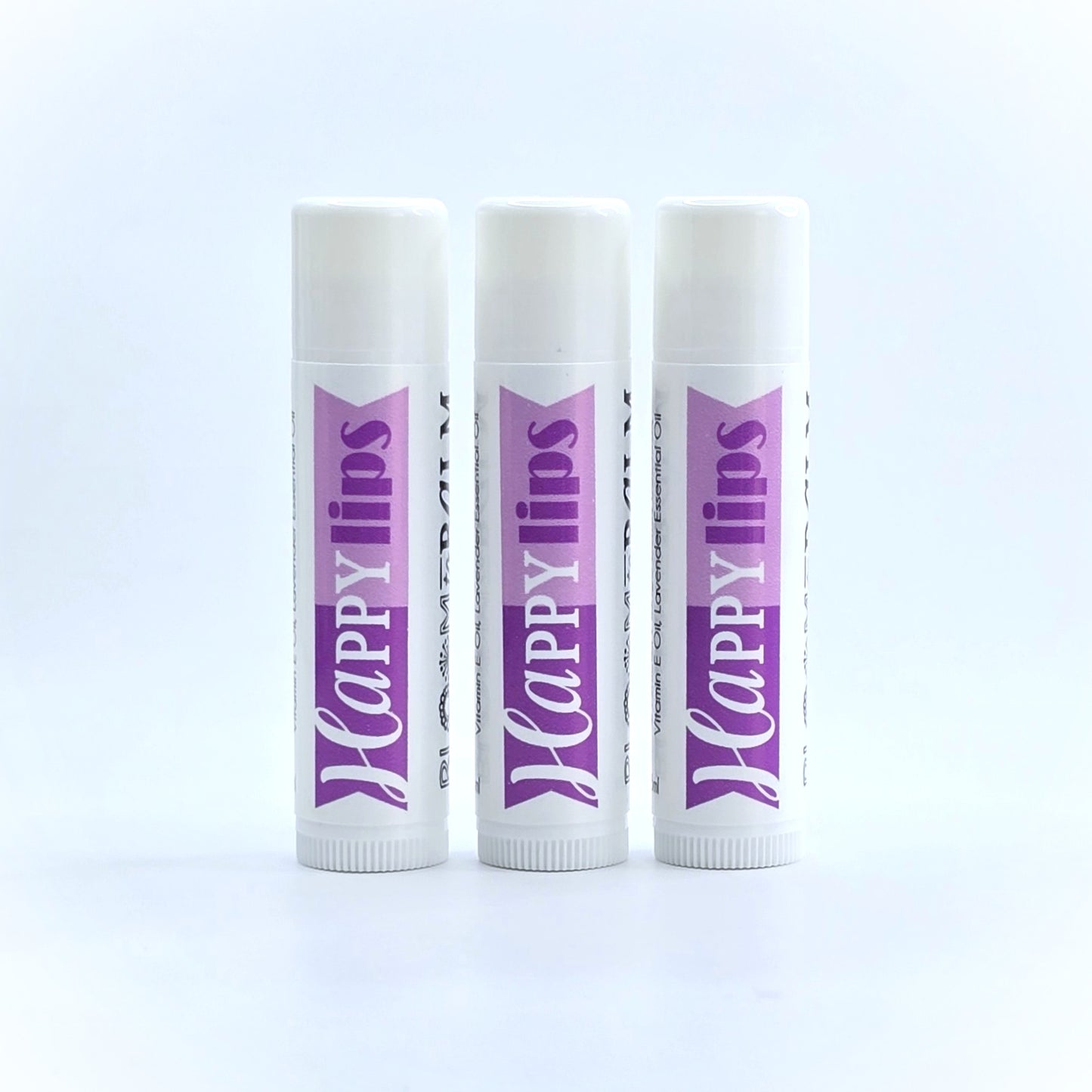Herb-Infused Lip Balm TRIO {Happy Lips}