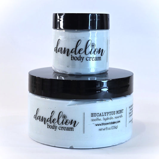 Dandelion BODY CREAM {EUCALYPTUS MINT}