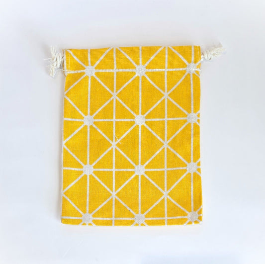 Drawstring Bag {YELLOW} Large