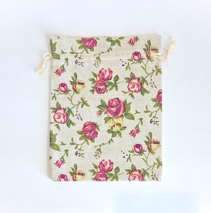 Drawstring Bag {ROSE} Large