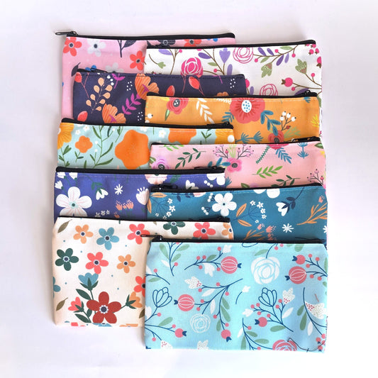 Zipper Bag {FLORAL} Assorted