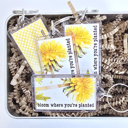 Bloom Where You're Planted {KEYCHAIN}