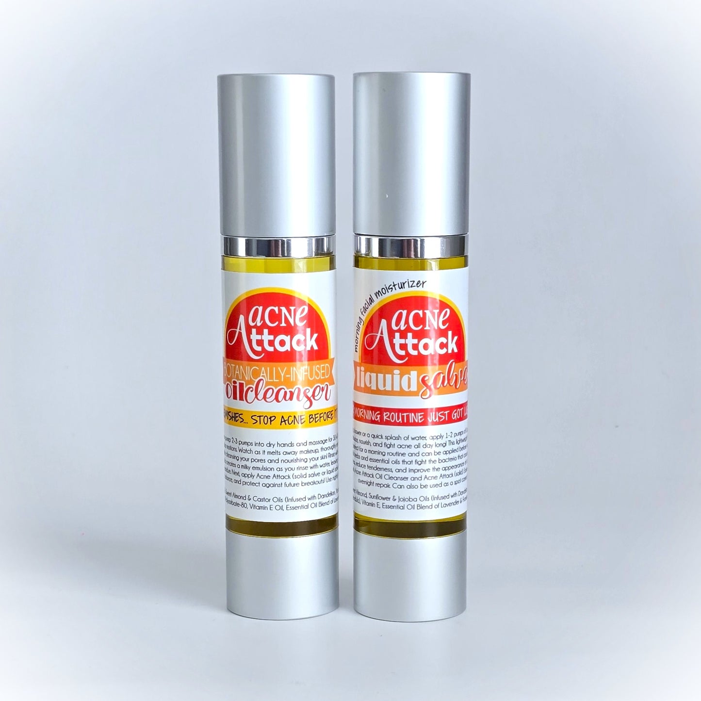 ACNE ATTACK {DUO} Liquid Salve + Oil Cleanser
