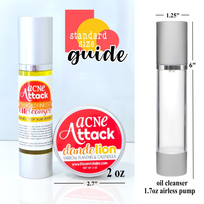 ACNE ATTACK {DUO} Oil Cleanser + 2 oz Salve