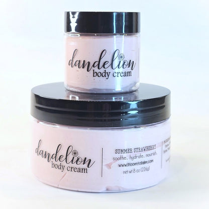 Dandelion BODY CREAM {STRAWBERRY}