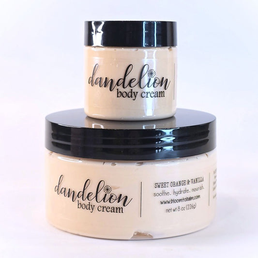 Dandelion BODY CREAM {SWEET ORANGE}