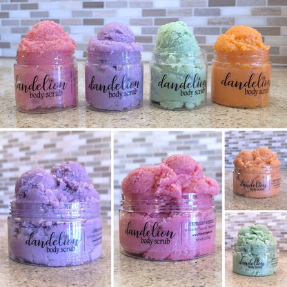 Dandelion SUGAR SCRUB {JASMINE & VANILLA}