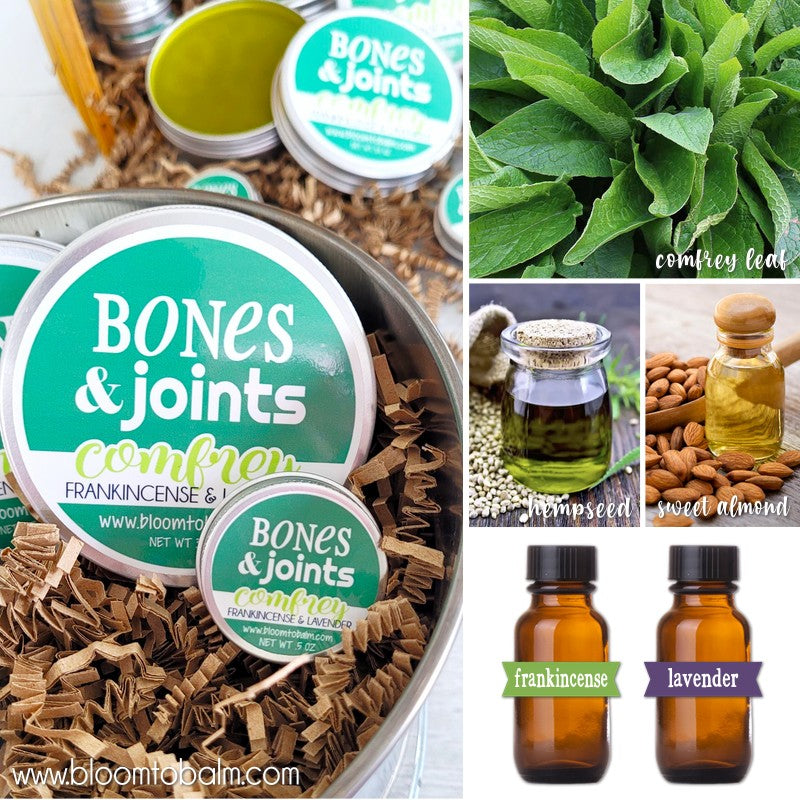 Dande-Mag 2 oz DUO {Bones & Joints Salve} in a Heart Bag
