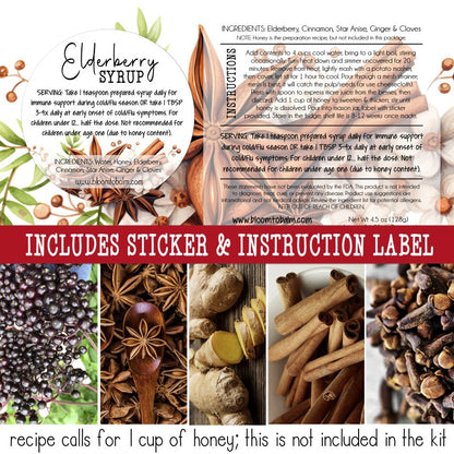 DIY Elderberry Syrup Kit