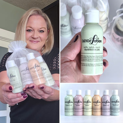 YOU PICK: Dande-LOTION {2 oz BUNDLE of 4} in Gift Bag