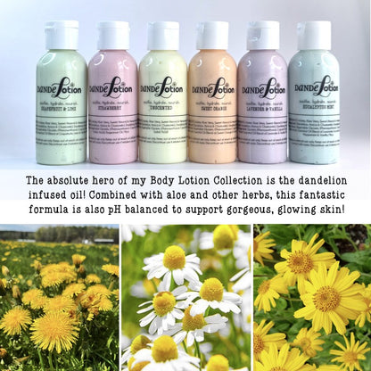 YOU PICK: Dande-LOTION {2 oz BUNDLE of 4} in Gift Bag