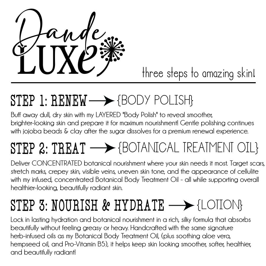 Dande-LUXE {Botanical Body Lotion}