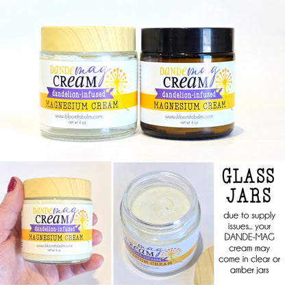DANDE-MAG {Dandelion-Infused} Magnesium CREAM