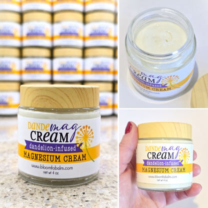 DANDE-MAG {Dandelion-Infused} Magnesium CREAM
