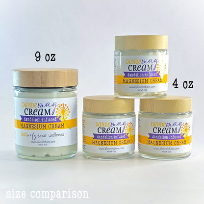 DANDE-MAG {Dandelion-Infused} Magnesium CREAM