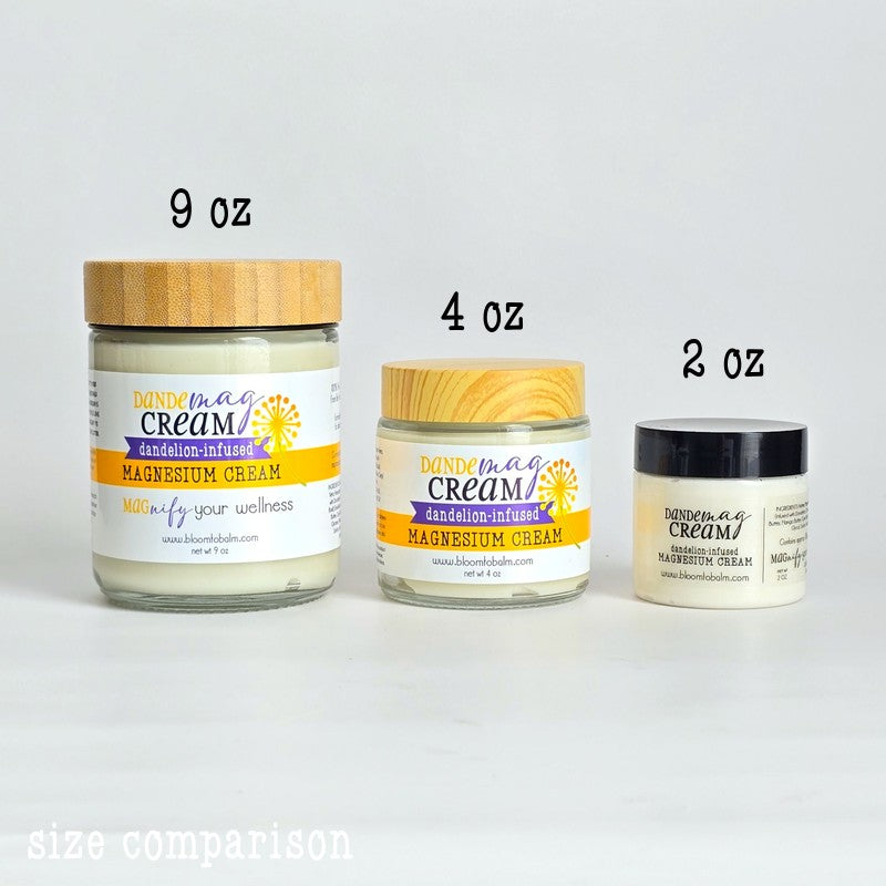 DANDE-MAG {Dandelion-Infused} Magnesium CREAM