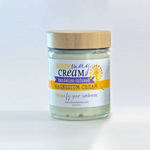 DANDE-MAG {Dandelion-Infused} Magnesium CREAM – Bloom to Balm
