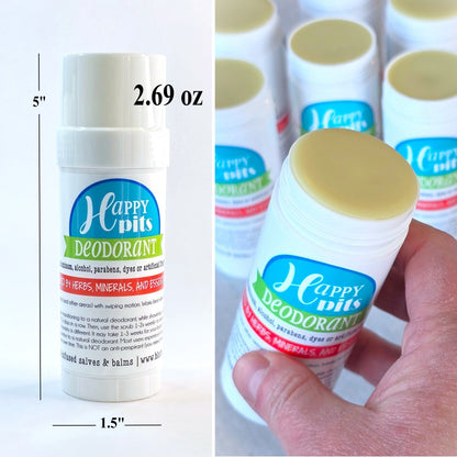 HAPPY PITS {Natural Deodorant} 2-Pack