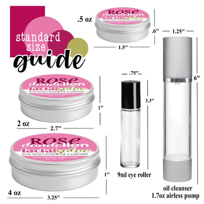 Dandelion Rose Facial {TRIO} 2 oz Salve, Liquid Salve & Oil Cleanser