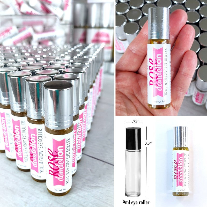 DANDELION Rose Facial {Roll & Glow EYE ROLLER} 9ml