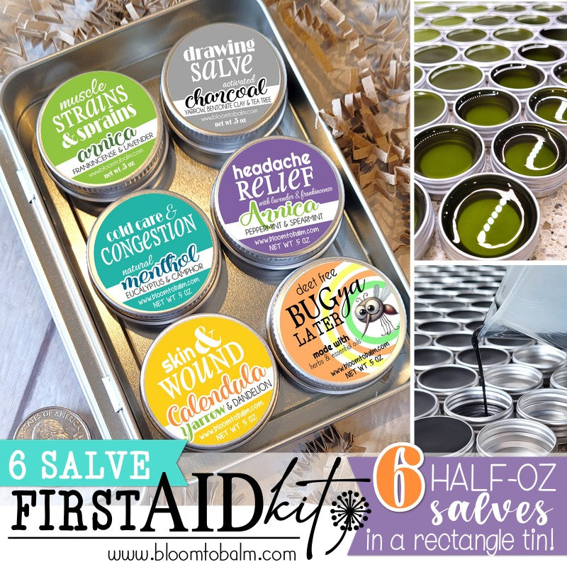 "6 SALVE" First Aid Kit {TRAVEL-SIZE)