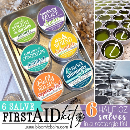"6 SALVE" First Aid Kit {TRAVEL-SIZE)