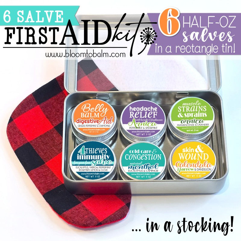 "6 SALVE" First Aid Kit {TRAVEL-SIZE)