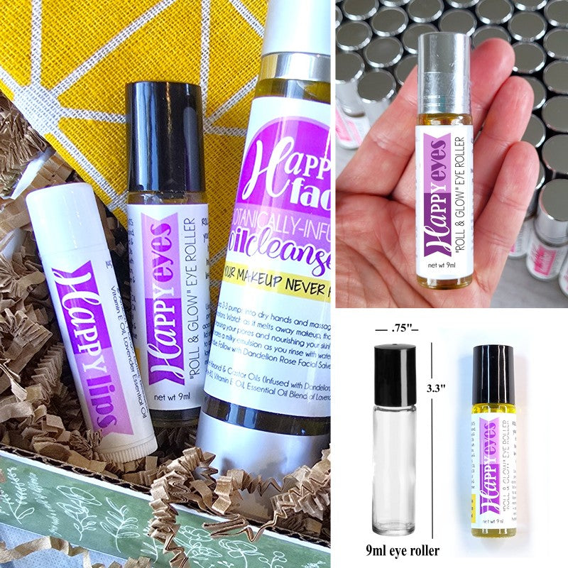 HAPPY Face {Roll & Glow EYE ROLLER} 9ml