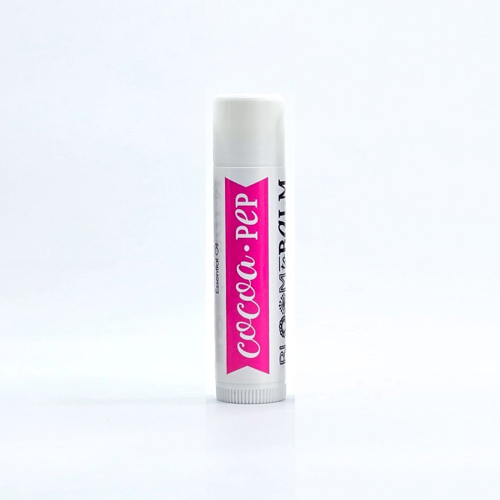 Herb-Infused Lip Balm {Cocoa-Pep}
