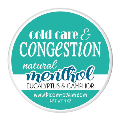COLD & CONGESTION {Menthol} Salve
