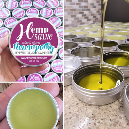 Dande-Mag 2 oz DUO {Hemp Salve} in a Heart Bag