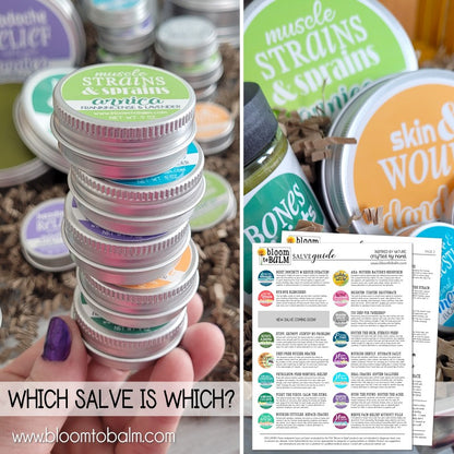 Bloom to Balm SALVE GUIDE {FREE PRINTABLE}
