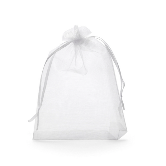 White Organza Bag